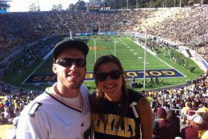 Tatum Wheeler and Cousin at the UC Berkeley Memorial Stadium ...