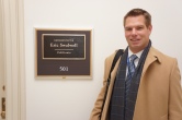 Eric Swalwell Outside his Office