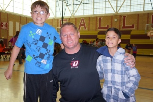 Eric Hamilton with Special Olympics Participants